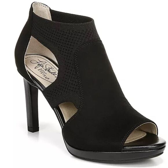 LifeStride Keiko Black Ankle Strap Sandals size 8. - Picture 1 of 10